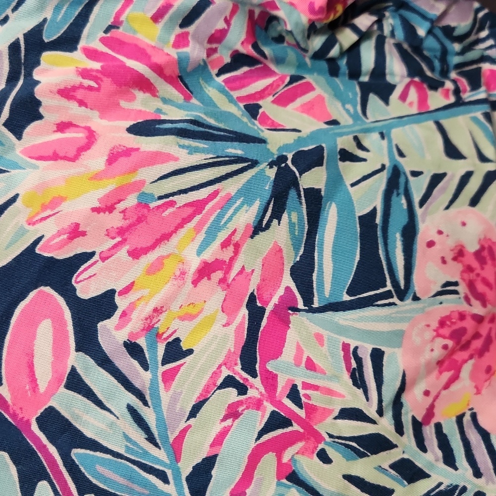 Lilly Pulitzer Multicolor Floral Ankle Pants - Picture 3 of 9